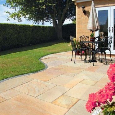 Golden Fossil Calibrated Classic Sandstone Paving 22mm