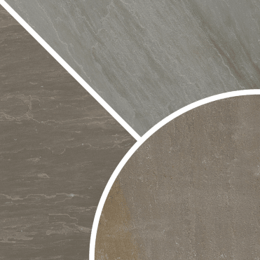 Light Grey Natural Sandstone Squaring Off Kit For Circle