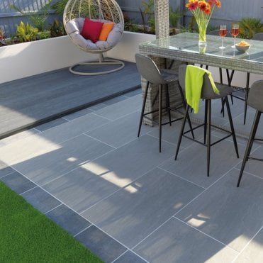 Natural Greystone Porcelain Paving 900x600mm