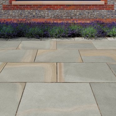 Natural Yorkstone Porcelain Paving 900x600mm