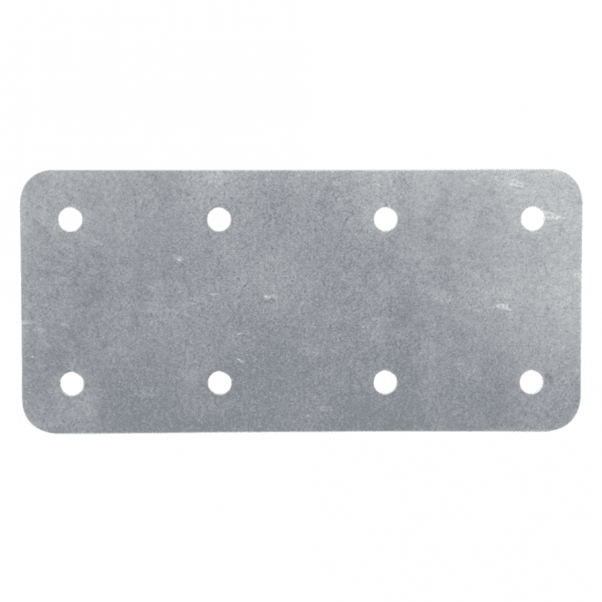 Perry 10 x Sleepersecure Short Internal Straight Flat Support Plate 170mm Galv