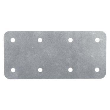 10 x Sleepersecure Short Internal Straight Flat Support Plate 170mm Galv