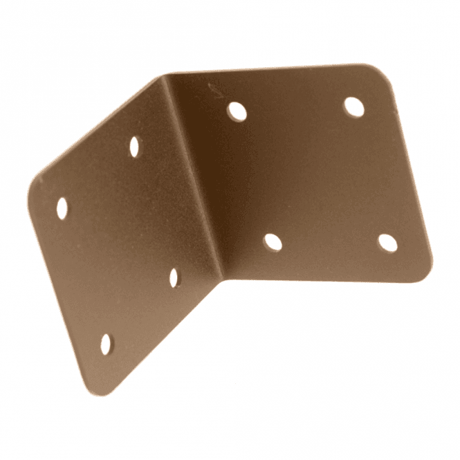 Perry 10x Sleepersecure Internal Corner Support Bracket 85mm Brown