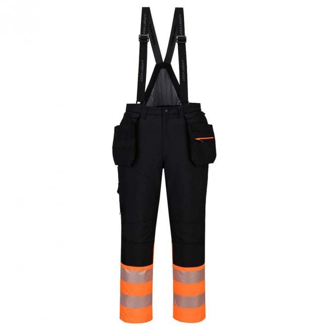 Portwest DX4 Hi-Vis Class 1 Winter Bib & Brace