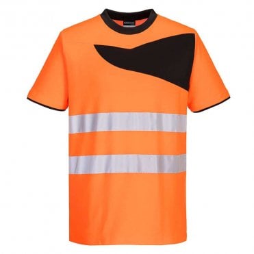 PW2 Hi-Vis Cotton Comfort Short Sleeve T-Shirt