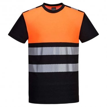 PW3 Hi-Vis Cotton Comfort Class 1 Short Sleeve T-Shirt