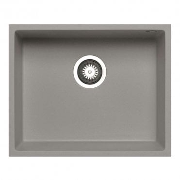 Granite 1.0 Bowl Undermount Light Grey Kitchen Sink - 540mm x 440mm
