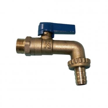 1/2" Outside Hose Union Bib Tap With Quarter Turn Lever
