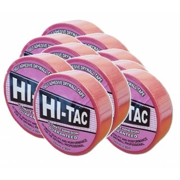 10x Pink Hi-Tac Self Adhesive Scrim - 50mm x 90m