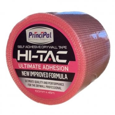 3x Pink Hi-Tac Self Adhesive Scrim - 100mm x 45m