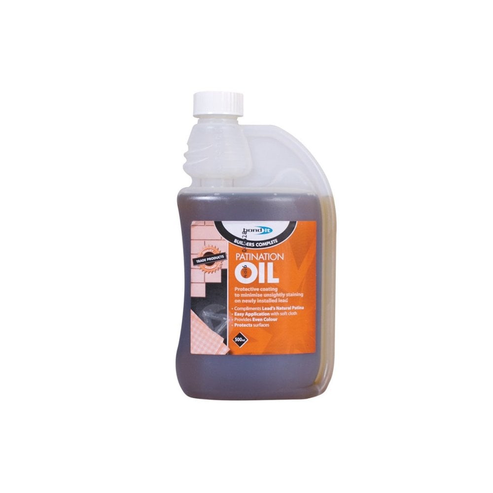 Bond IT Patination Oil for Lead Flashing Protection Coating Minimise Staining