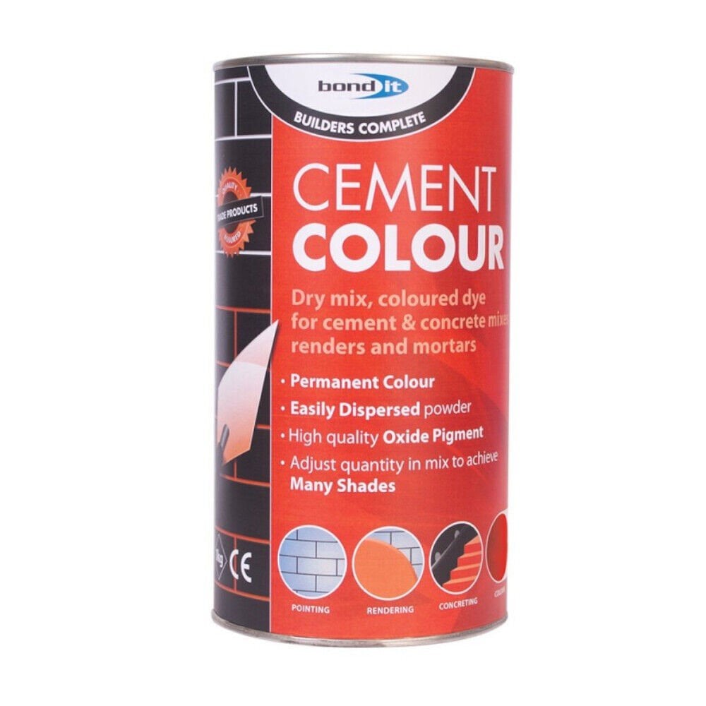 Bond-IT Cement Dye Powder Colour Mortar Brick Pointing Render Concrete ...