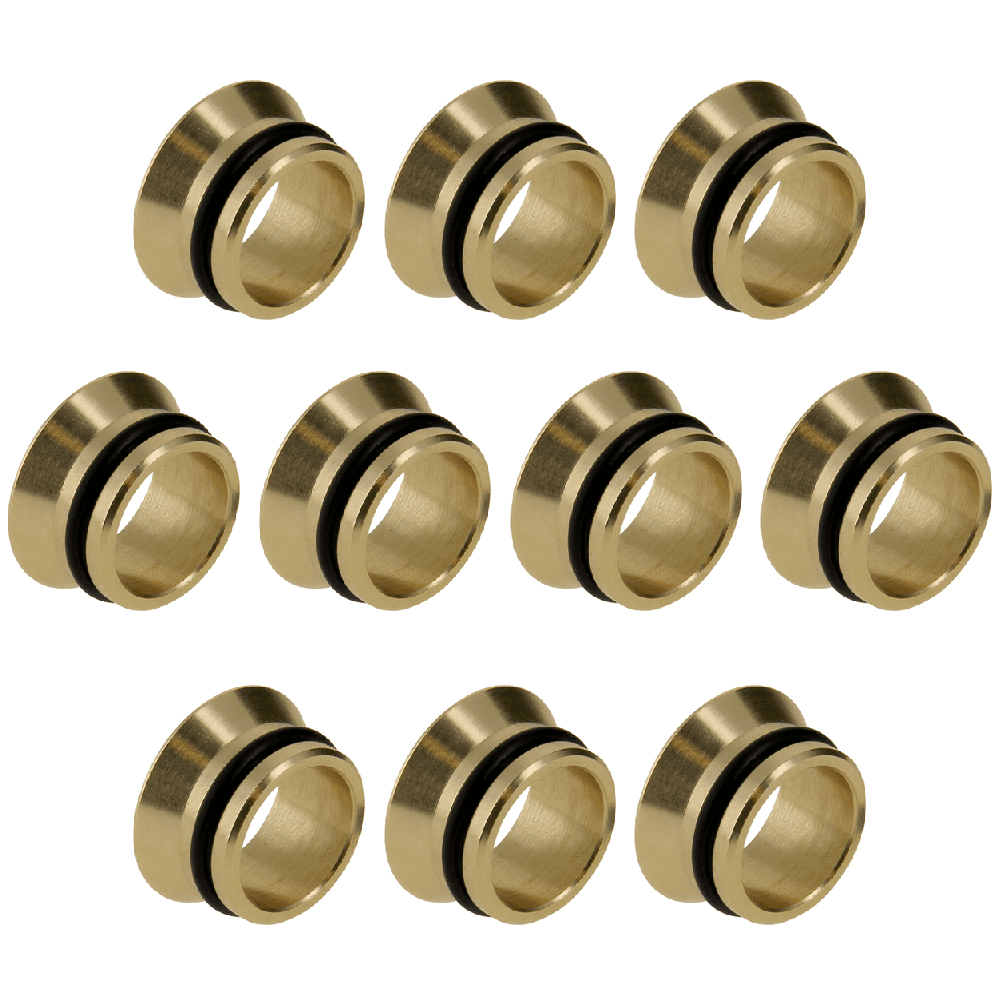 15mm Flat Faced Compression Insert for Isolation Valve & Fittings Flat ...