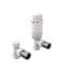 K-Design White Angled TRV Thermostatic Radiator Valve Pack