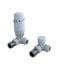 K-Design White Corner TRV Thermostatic Radiator Valve Pack