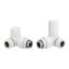 Modern Corner Radiator Valves White (Pair) - CRNV-WHITE