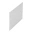 White 750 x 540mm Standard Bath End Panel