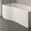 Oblique 1700mm P Shaped Shower Bath Front Panel