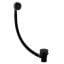 Matt Black Easyclean Clicker Combination Bath Waste