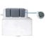 Dual Flush Compact Side Inlet Concealed Cistern + Chrome Button