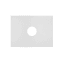 White 506mm x 400mm Solid Surface Worktop