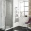 KV8 Frameless 700mm Side Panel 8mm Glass