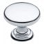 Chrome 38mm Round Door Knob (Single)