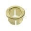 Brushed Brass Round Basin Overflow Cover