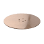 Low Profile Tray Optional Waste Cover - Brushed Bronze