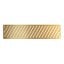 Linear Shower Tray Optional Flush Waste Cover - Brushed Brass