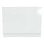 Waterproof 700mm 2 Part Bath End Panel White