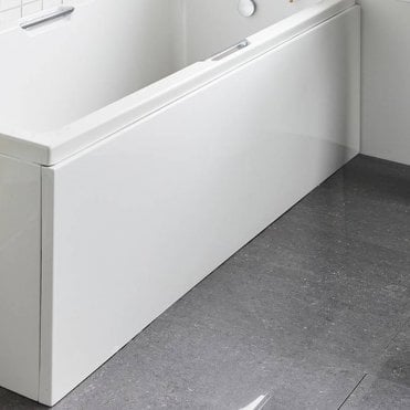 White 1500 x 515mm Standard Bath Front Panel