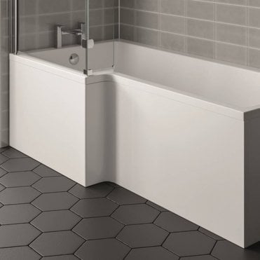 Elite 1700mm L Shaped Shower Bath Front Panel