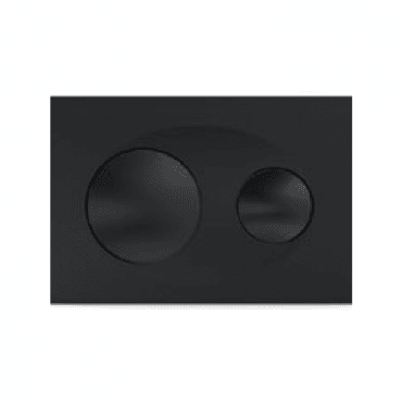 Keytec Black Square WC Flush Plate