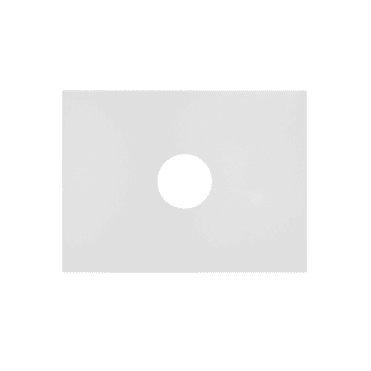 White 506mm x 400mm Solid Surface Worktop