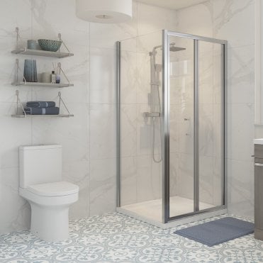 Haven Chrome 700mm Shower Side Panel