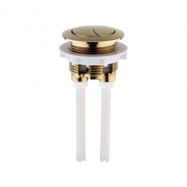 Brushed Brass Cistern Push Button for Series 600 Cisterns