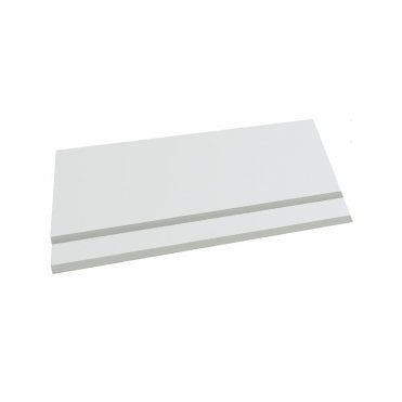 Purity 800mm 2 Piece Bath End Panel White Gloss