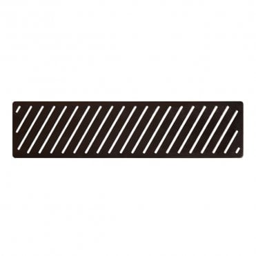 Linear Shower Tray Optional Flush Waste Cover - Matt Black