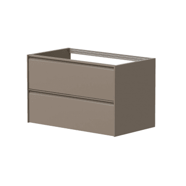 Moon 800mm Cocoa 2 Drawer Wall Mounted Unit
