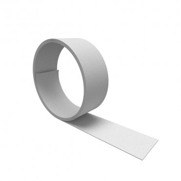 OMEGA Sleek White Quartz Square Edged Worktop Edging Strip 3000mm x 28mm