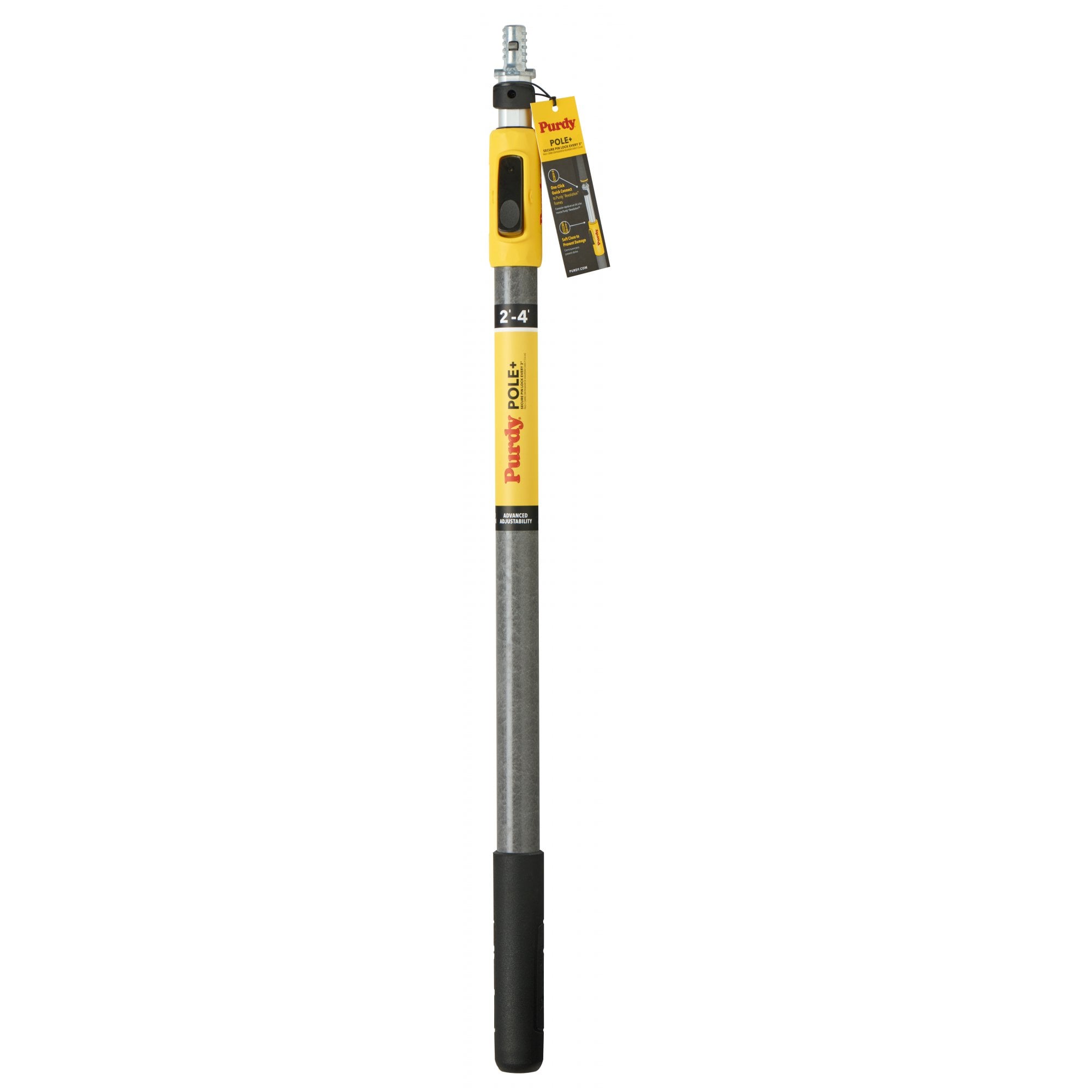 Purdy 140855624 POWER LOCK Adjustable Extension Pole 0.6-1.2m (2-4ft) NEW STYLE