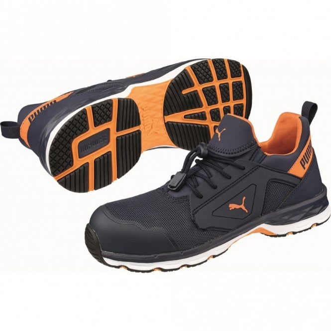 Puma Chase Blue/Orange Low Safety Trainers