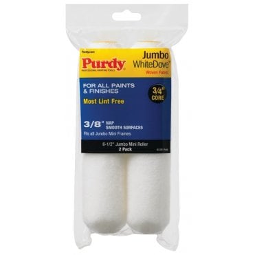 3/8" White Dove Jumbo Mini Sleeve Pack of 2