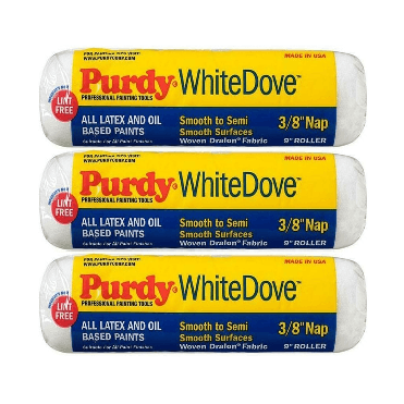 3x Pro-Extra White Dove Paint Roller Sleeve 228mm x 44mm (9" x 1¾")