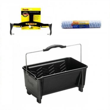 Purdy 5 Gallon Bucket, 12-18" Roller Frame, Pole & 12" / 300mm Colossus Sleeve