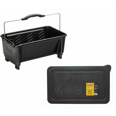 Purdy Dual Roll Off Paint Roller Bucket 19L 5 Gallon + Purdy Bucket Lid