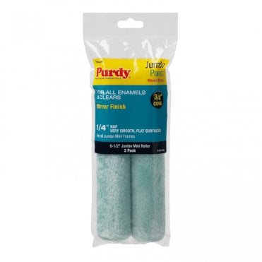Jumbo Mini Roller Sleeves Parrot 6.5" 1/4" Nap 2 Pack