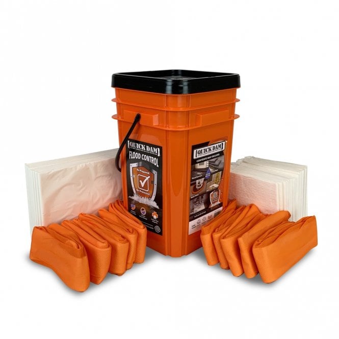 Quick Dam 1.2m Grab & Go Indoor Bucket Kit - 40 Piece