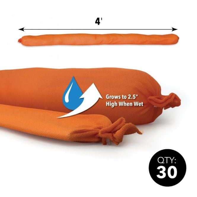 Quick Dam 1.2m Indoor Hi-Vis Water Dams - Pack of 30